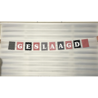 Vlaggenlijn GESLAAGD